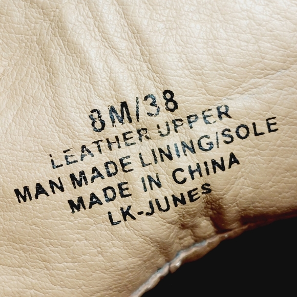 Lucky Brand Junes Leather Lace Up Wedge Chukka Ankle Boots C 606 - Picture 9 of 13